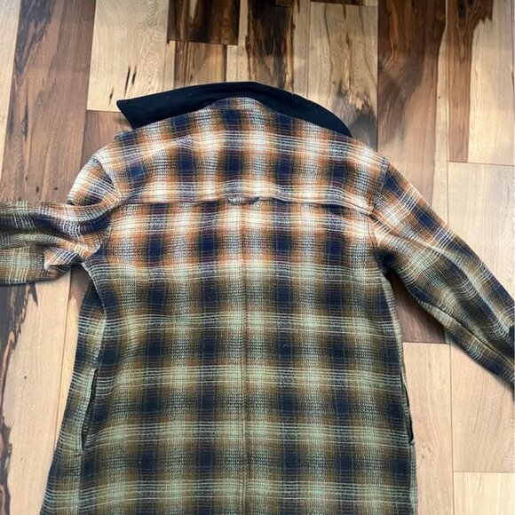 We The FREE PEOPLE Anneli Plaid Shirt Jacket Shacket Size XS - Picture 2 of 2
